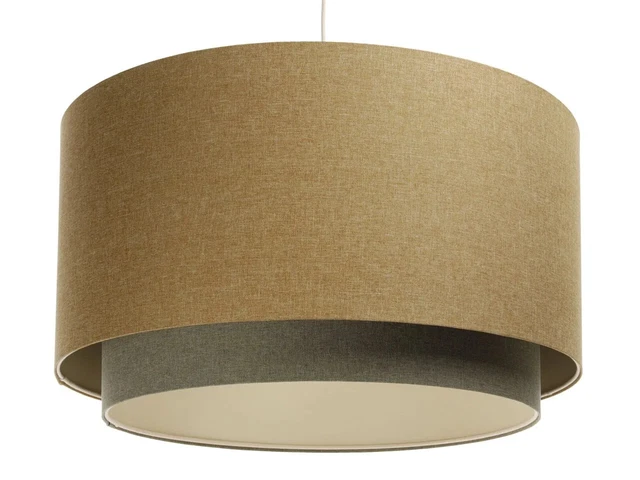 Lampada a sospensione BPS Koncept Duo XL Classic Elegante Giallo Senape, Verde Vintage 50cm