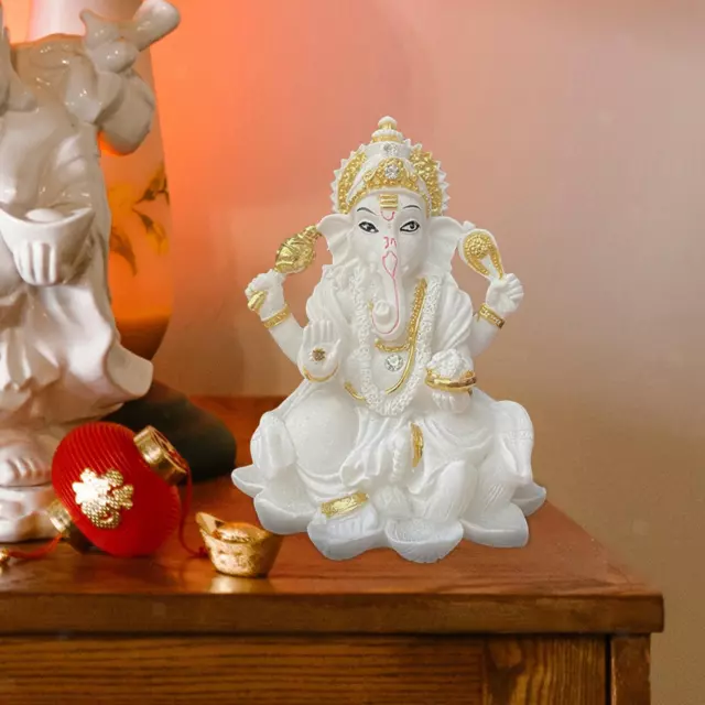 Lord Ganesha Statue Blessing God Idol Figurine Home Decor Gift