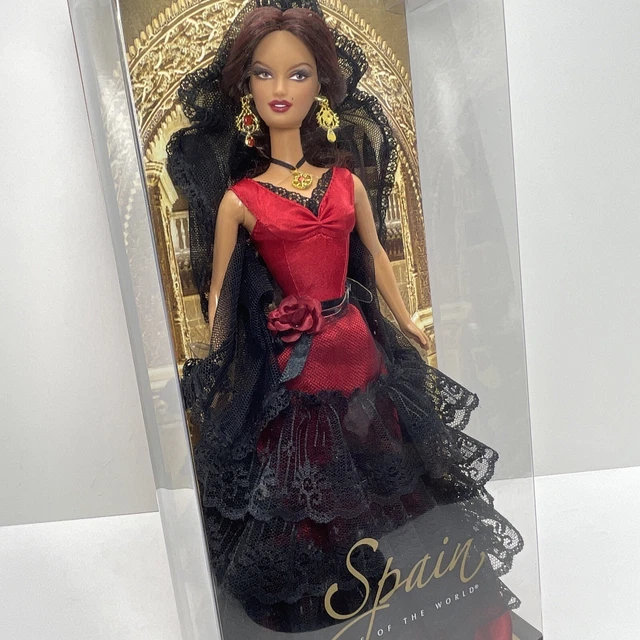 Barbie SPAIN Dolls of the World Pink Label #L9583 NRFB Mattel 2007 - BRAND NEW