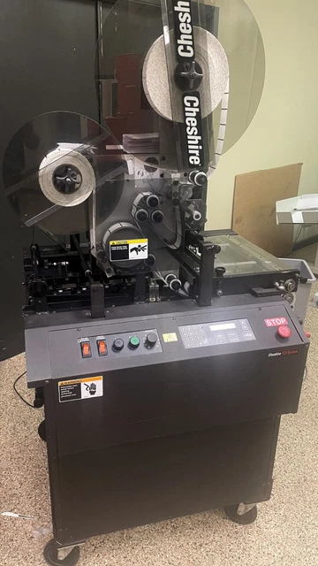 Videojet Cheshire TLS 2 INCH Tabber Tab-Label-Stamp System - Inventory #3711