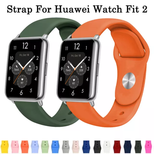 For Huawei Watch FIT 2 Smart Watch Replacement Sports Silicone Wrist Band Strap