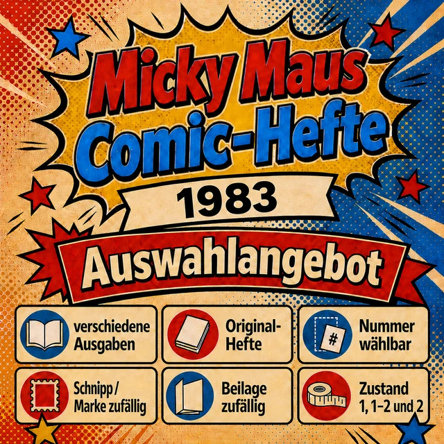 MICKY MAUS COMIC Hefte 1983 | Original Hefte zur Auswahl EUR 5,99 ...