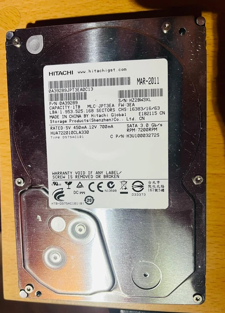 Toshiba Disque Dur Serial ATA II 2,5 120 Go 5400 TR/Min