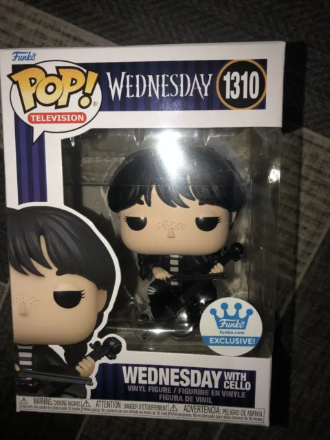 Funko Pop! Funko Exclusive Wednesday with Cello 1310 In Hand In Protector