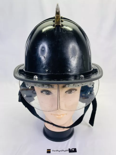 1996 Morning Pride Firefighter Fire Helmet With Gold  Eagle & Visor