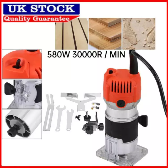 Electric Power Wood Working Hand Trimmer Compact Router Joiner Trimming Tool New