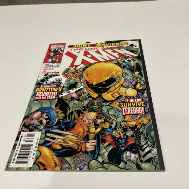 Uncanny X-Men #364 The Hunt for Xavier Part 5 of 6 Marvel Comics 1999 VF