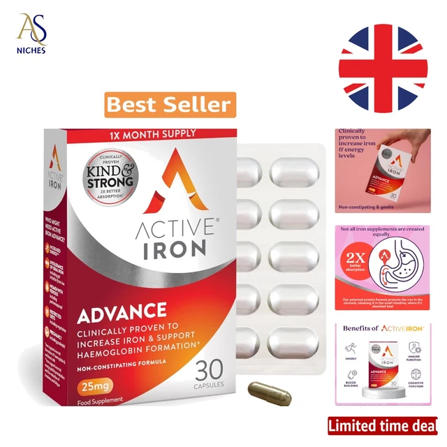 Active Iron UK: Clinically Proven Iron Supplements & Vitamins