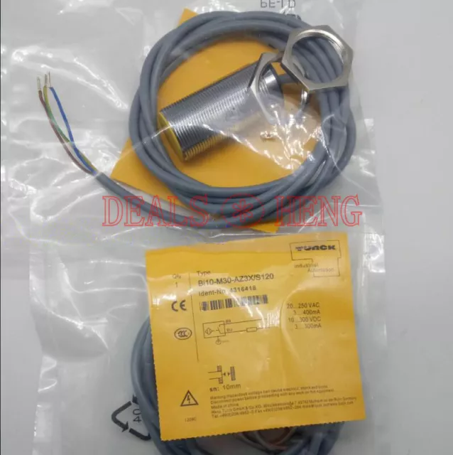 ONE New TURCK NI15-M30-AZ3X/S120 proximity switch 20...250VAC 3...400mA