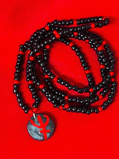 EXÚ - AMOR - COLLAR SANTERIA YORUBA IFA - Eleke Santeria inlé INLE