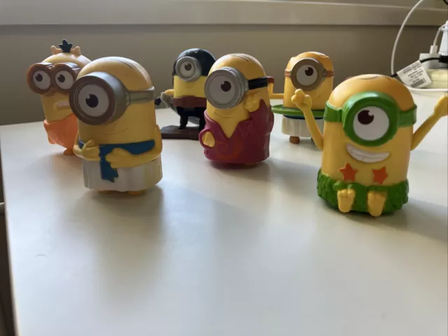 MINIONS McDonalds Happy Meal Toys ~ Despicable Me Toy Bundle