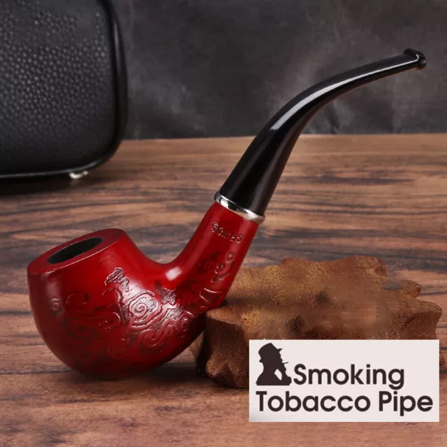 Smoking Pipe Durable Tobacco Vintage Wooden Pipes Cigar Cigarette Unique Gift