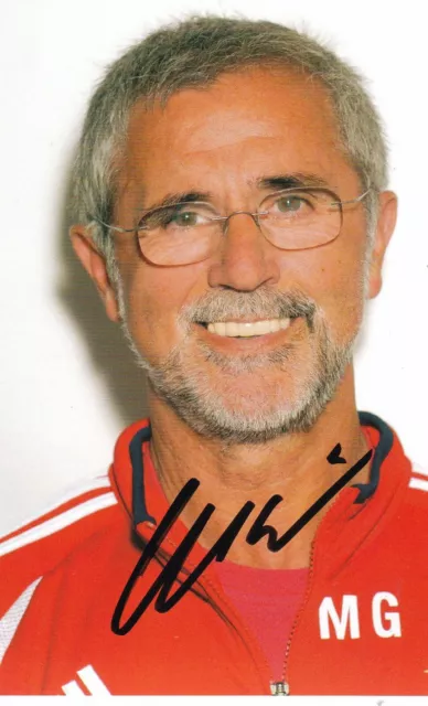 Gerd Muller - Legendary German Striker Signed Photo