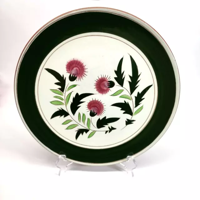 Stangl Pottery Platter Thistle 12 in Serving Chop Plate Wildflowers Trenton NJ