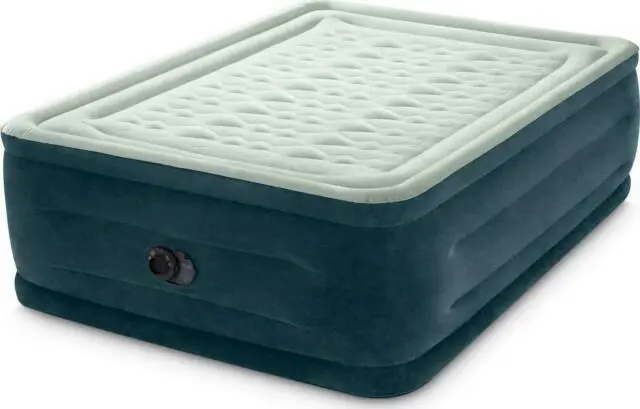 "Colchón cama de aire Intex Dura-Beam 24" Dream Lux almohada superior con bomba interna -...