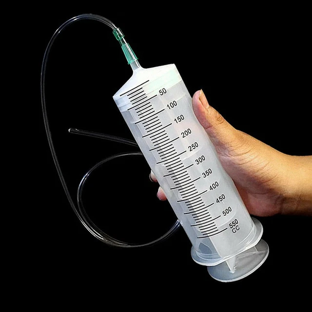Spritze mit 1M Schlauch 500ml Dosierspritze Einwegspritzen Liquidspritzen