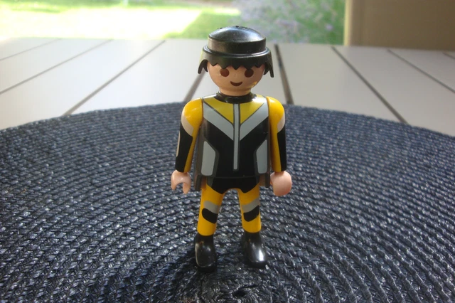Moto Jaune Action Man Hasbro - Année 2000 - Figurine Incluse - Occasion