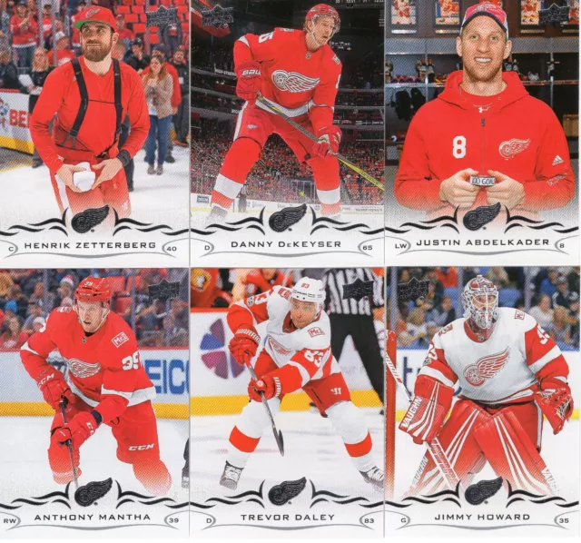 Detroit Red Wings ~ Upper Deck Team Sets ~ You Pick the Set