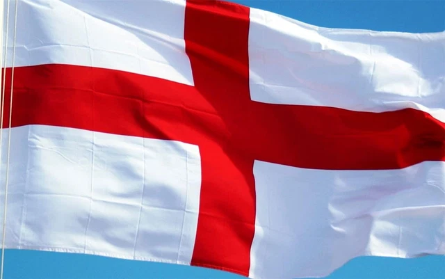 England Flag St George 5x3 Feet - Large Polyester Flag With Wearable Sleeve For World - Foto 9