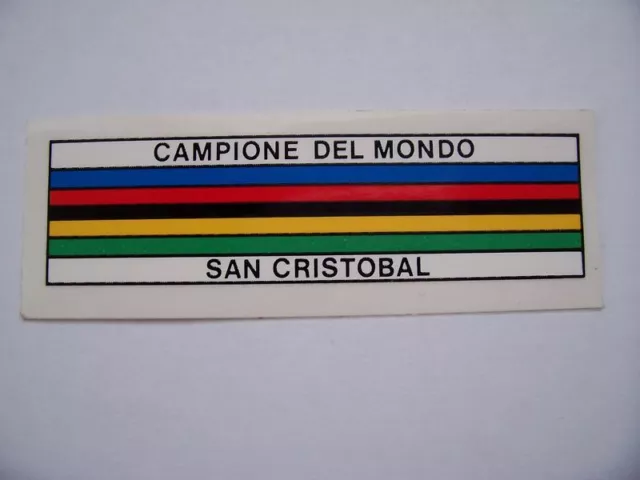 Nos Campagnolo World Champion Frame Decal Sticker