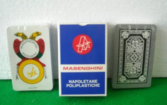 Raro Mazzo Napoletane Telate Triplex Poliplastiche N 37 Masenghini 2