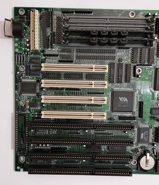 Scheda madre FIC 486-PIO2 486 ISA PCI + Advanced Micro Devices 80486dx4 100 MHz + 32 MB di RAM 2