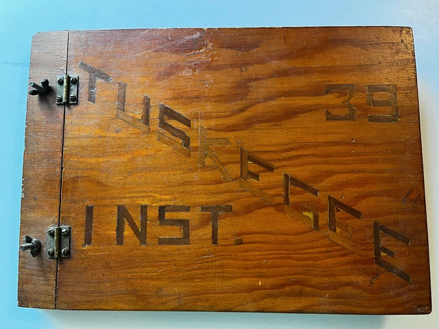 1938 TUSKEGEE INSTITUTE Scrapbook/Photo Album- F.D.R. Visit Programs +
