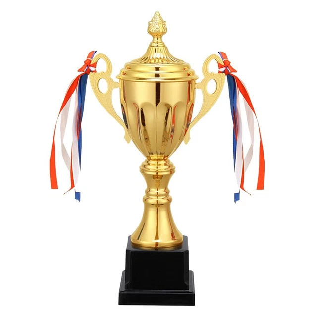 11 Inch Gold Cup for Sports Meeting Competitions Soccer Winner Team Awards N7S2