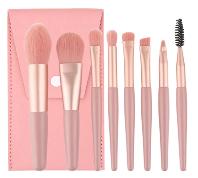 Pennelli Make Up professionali set di 8 pezzi per trucco