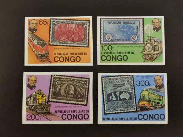 &014/ Kongo - Congo - 1979 - Mi 680 / 683 | Yv 544 / 547 - Ungezähnt - MNH
