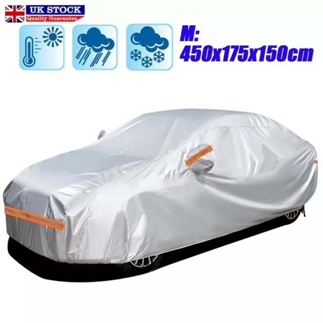 NEW Full Car Cover UV Protection Waterproof Breathable Medium Size M Universal