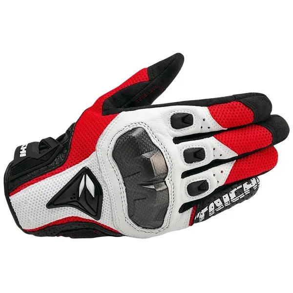 RS Taichi RST391 Perforated leather Motorcycle Mesh Gloves Black Red White Blue