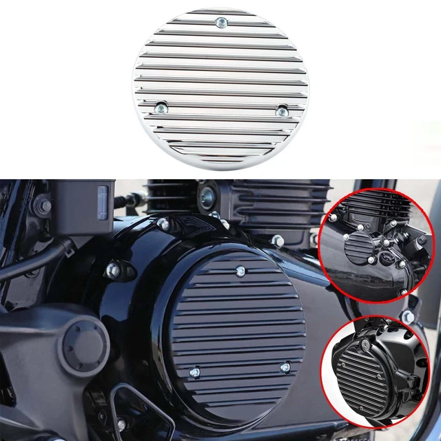 Motorölfilterabdeckung Für Honda GB350 CB350 NC59 Ab 2021 | Aluminium, Schwarz | Optisches Upgrade