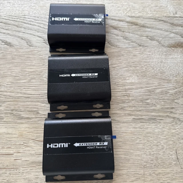 HDMI EXTENDER RX x 3 Used For part (no Power Cables) £4.37 - PicClick UK