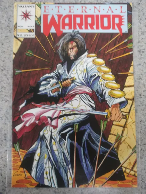Eternal Warrior #4 1st cameo app Bloodshot 1992
