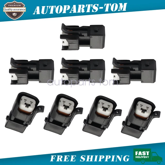 8pcs Fuel Injector Connector adapter LS1 EV1 to EV6 EV14 LS2 LS3 LT1 LSX