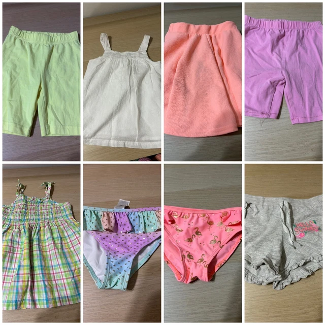 girls summer clothes bundle age 4-5 years