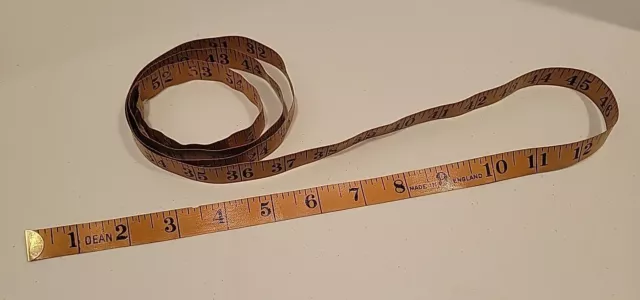 Ace High Work Clothes-vintage sewing measuring tape-union made-60