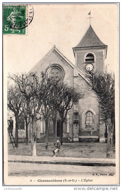 94 CHENNEVIERES - l'eglise ..