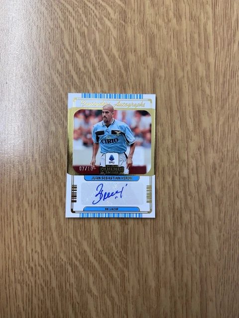 鹿12　JUAN SEBASTIAN VERON オートカード 2022-23 Panini Obsidian Argentina Volcanic Auto Juan