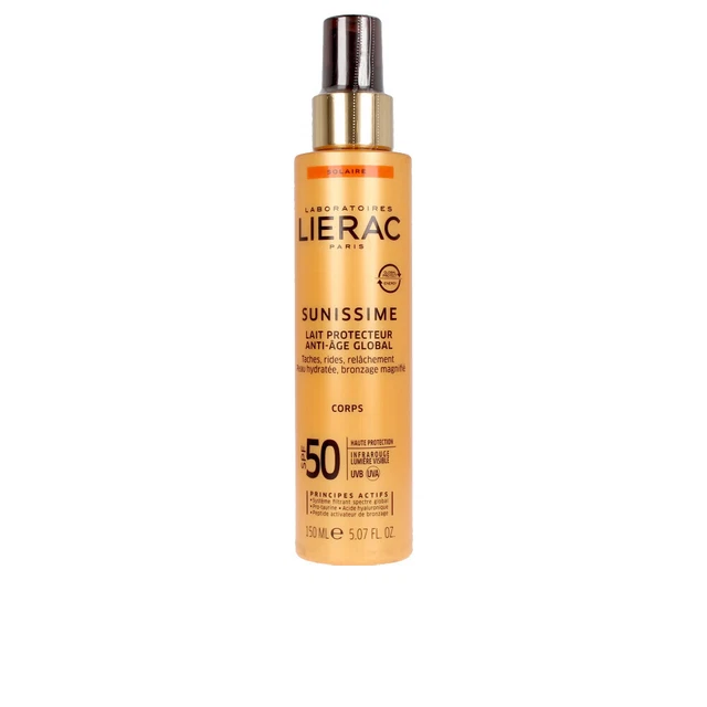 Solaires Lierac women SUNISSIME lait protecteur SPF50 corps 150 ml