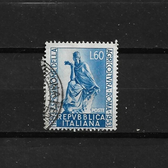 Timbres - ITALIE - 659 (o) - Rome Exposition agricole (60) - 1953 - 2 Photos