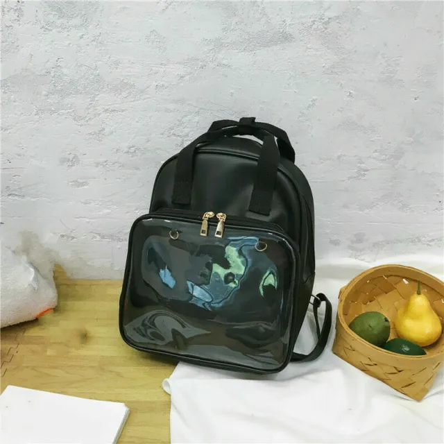 Cute Lolita Girls Ita Bag Transparent Itabag Travel School Bag Backpack Handbag