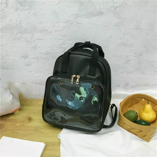 Cute Lolita Girls Ita Bag Transparent Itabag Travel School Bag Backpack Handbag