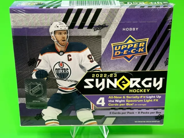 ❄️❄️2022-23 Upper Deck Synergy Hockey Hobby Box Factory Sealed New!!❄️❄️