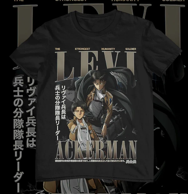 Levi ackerman shop t shirt