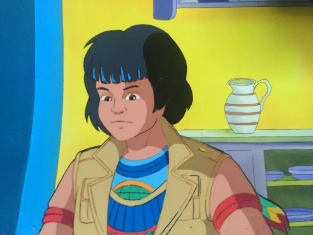CAPTAIN PLANET Animation Cel  Production Art vintage cartoon Network 90's  I8