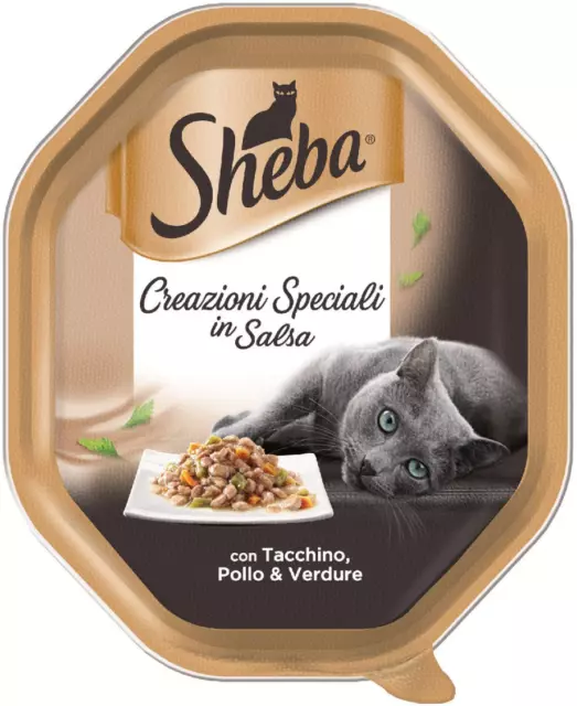 Sheba Patè Gatto Sheba Creazioni Speciali In Salsa Per Gatti Pate Sheba Tacchino