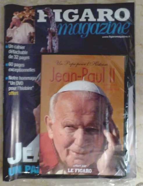 Le Figaro Magazine + DVD sur le Pape Jean Paul 2 Hors-série N° 18873