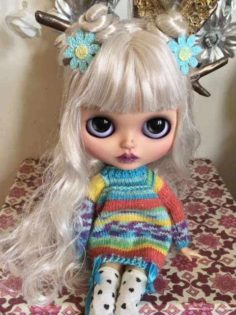 Custom Blythe Doll Facrory OOAK “Darcey” by Dollypunk21 *Free Set Extra Hands*